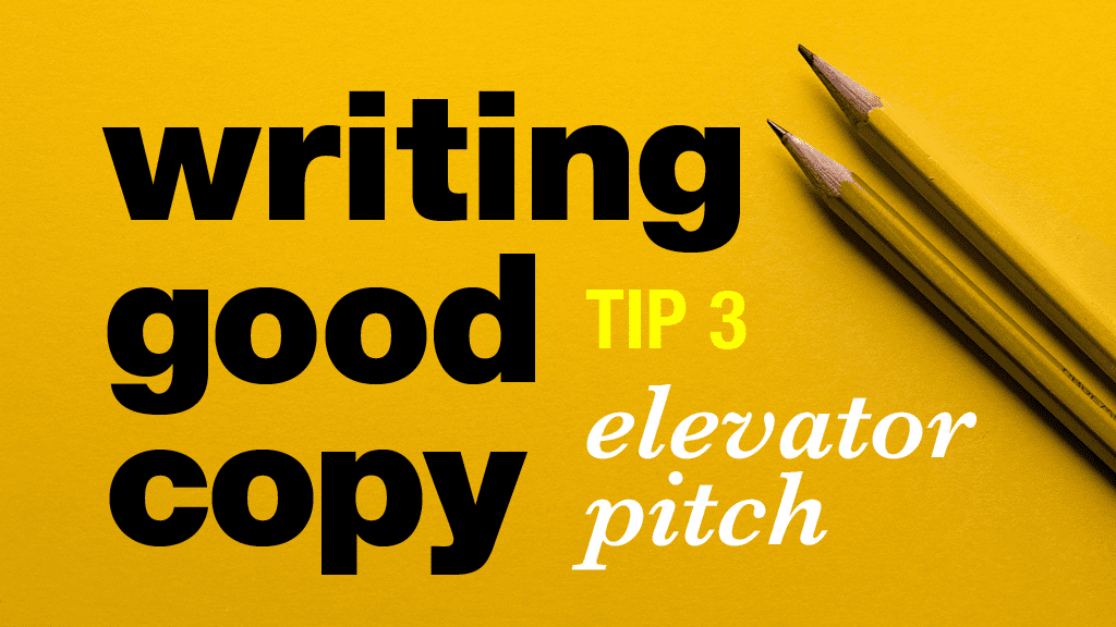 Elevator Pitch Script Example