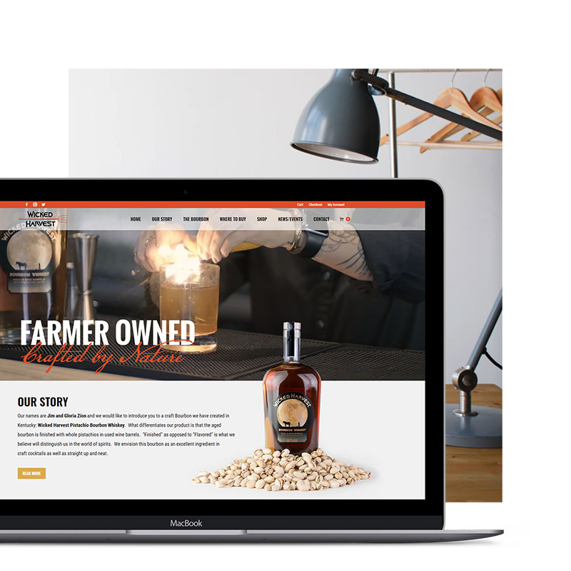 Butler Branding Web Design Wicked Harvest