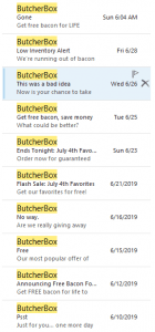 ButcherBox Email Subject Lines