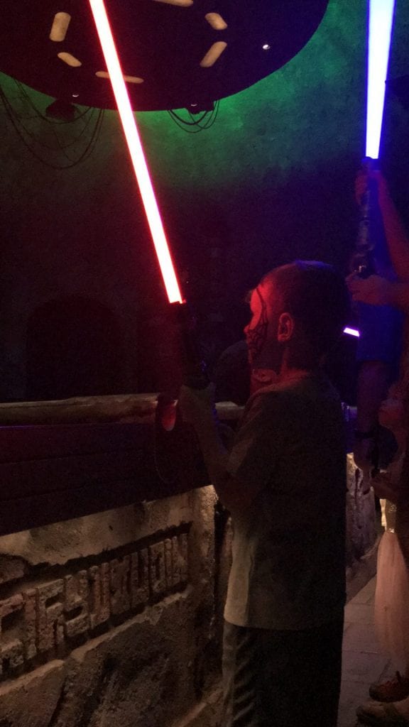 Disneyland Lightsaber Experience