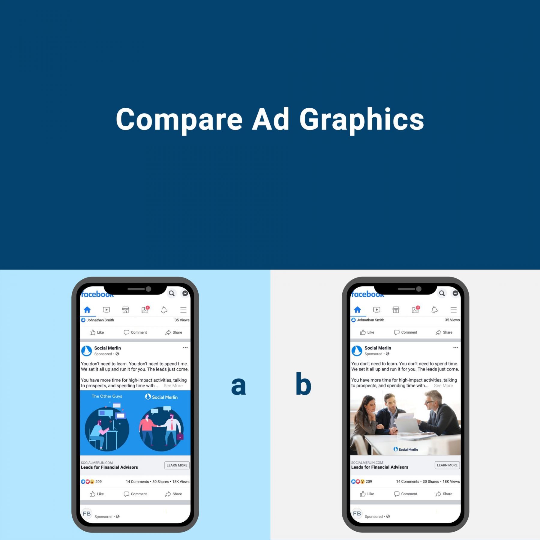 Download Facebook Mobile Ad Graphic Mockup - Butler Branding